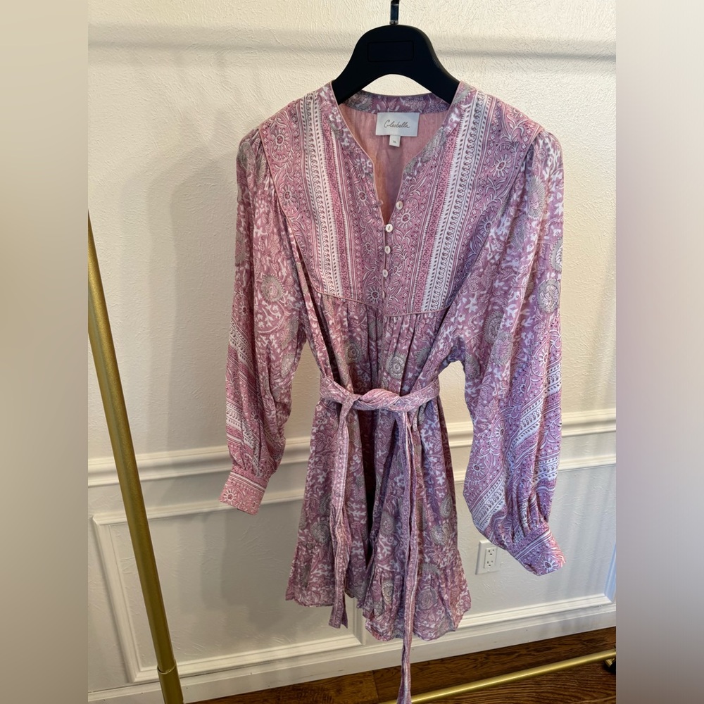 Cleobella pink dress